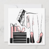 ショッピング ラブ ノートカード (正面)