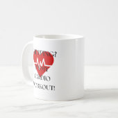 ショッピング?俺のカーディオトレーニングだ! コーヒーマグカップ (正面左)