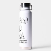 ショッピング:私は中毒ではない ウォーターボトル (背面)