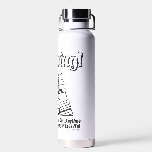 ショッピング:私は中毒ではない ウォーターボトル (背面)