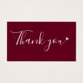 ショッピングBurgundy割引カード (正面)