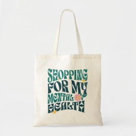 ショッピングfor My Mental Healthキャンバストートバッグ トートバッグ