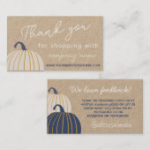 ショッピングPumpkin Business Card 名刺 (正面/裏面)