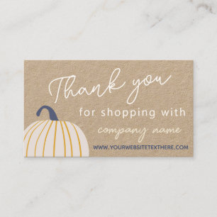 ショッピングPumpkin Business Card 名刺