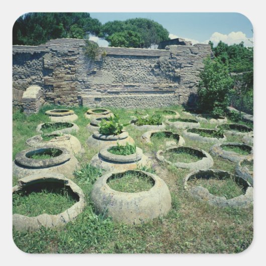 ショップの表示 スクエアシール (正面)