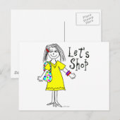 ショップアホリック ポストカード (正面/裏面)