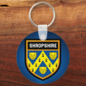 ショップシャー州旗 キーホルダー (正面)