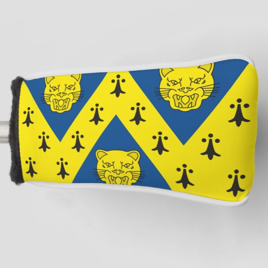 ショップシャー州旗 ゴルフヘッドカバー (正面)