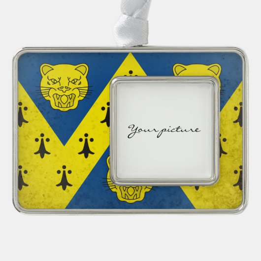 ショップシャー シルバープレートフレームオーナメント (正面)