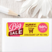 ショップセール割引プロフェッショナルコマースステッカー ラベル (インサイチュ)