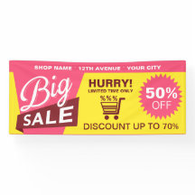 ショップセール割引プロフェッショナルコマースバナー