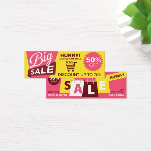 ショップセール割引プロフェッショナルコマースフライヤー (デスク)