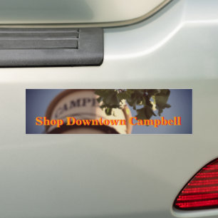 ショップダウンタウンキャンベルウォータータワー バンパーステッカー