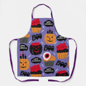 ショップハロウィーンカップケーキエプロン、ハロウィーンベーカーズ エプロン (正面)