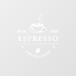 ショップフロント 静電気吸着透明デカールまたはカフェ ウィンドウサイン