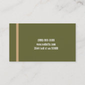 ショップ修復ミュージック、楽器名刺 名刺 (裏面)