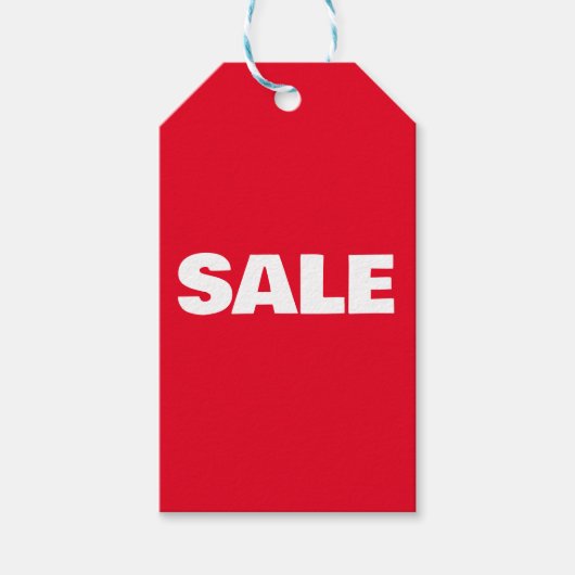 ショップ向けセール割引 ギフトタグ (正面)