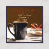 ショップ新聞&グラスカフェバリスタコーヒー スクエア名刺 (正面)