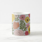 ショップ素晴らしフローラマグ：家とギフトに最適 コーヒーマグカップ (中央)