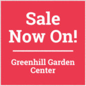 ショップ販売またはストア販売 シール (正面)