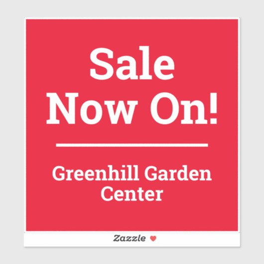 ショップ販売またはストア販売 シール (シート)