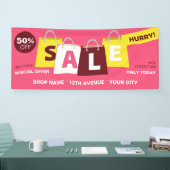 ショップ販売割引プロフェッショナルマーケティングバナー 横断幕 (トレードショー)