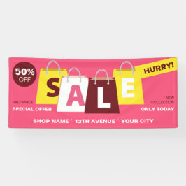 ショップ販売割引プロフェッショナルマーケティングバナー 横断幕