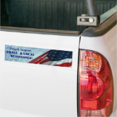 ショップ&サポートスモールビジネスバンパーステッカー バンパーステッカー (トラック上)