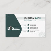 ショップ、会社の名刺デザイン 名刺 (裏面)