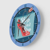 ショップDo ストップ Store Decor ラージ壁時計 (傾斜)