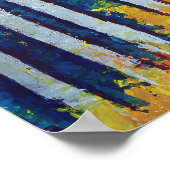 ショッモダンクコンテンポラリー抽象芸術絵画の ポスター (角)