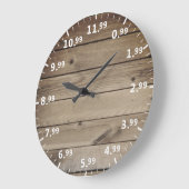 ショッユーモアのあるプ価格クロック – Shopper Time Umous ラージ壁時計 (傾斜)