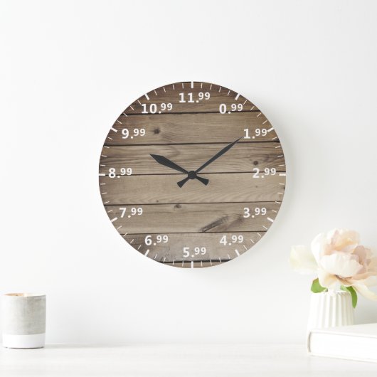 ショッユーモアのあるプ価格クロック – Shopper Time Umous ラージ壁時計 (ホーム)