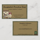 ショッ初期のプカントリーの名刺 名刺 (正面/裏面)