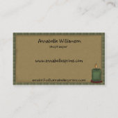 ショッ初期のプカントリーの名刺 名刺 (裏面)