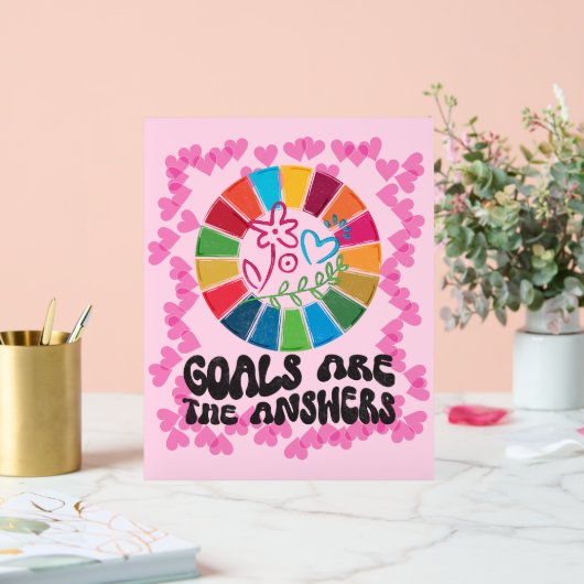 ショッ地球に優しプ意図的に生きる。グローバルゴール アクリルサイン (ウェディング)