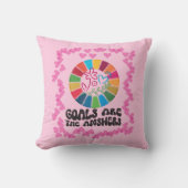 ショッ地球に優しプ意図的に生きる。グローバルゴール クッション (正面)