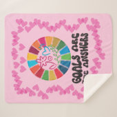 ショッ地球に優しプ意図的に生きる。グローバルゴール シェルパブランケット (正面(横))