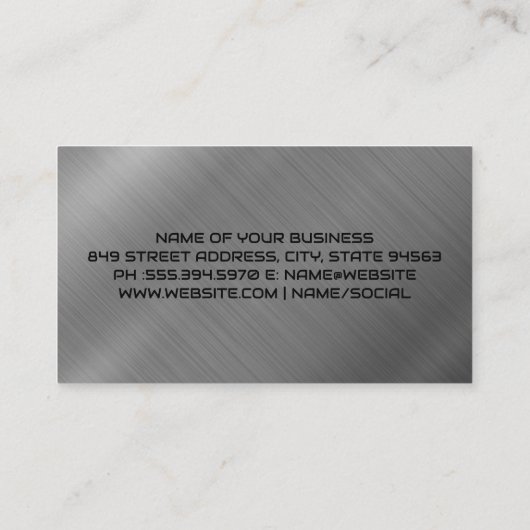 ショッ絵を描プ |カースプレー絵を描ロゴ 名刺 (裏面)