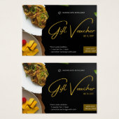 ショバードホテルレストランギフト券プロファイルカード (正面&裏面)