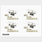 ショパおもしろいー 長方形シール (シート)