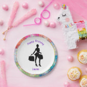 ショパホリックグラム誕生日紙プレート ペーパープレート (パーティー)