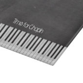 ショパンのピアノキーボードのまな板の時間 カッティングボード (角)