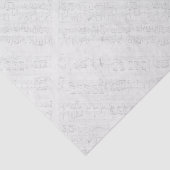 ショパンのピアノポロネーズの原稿 薄葉紙 (詳細)