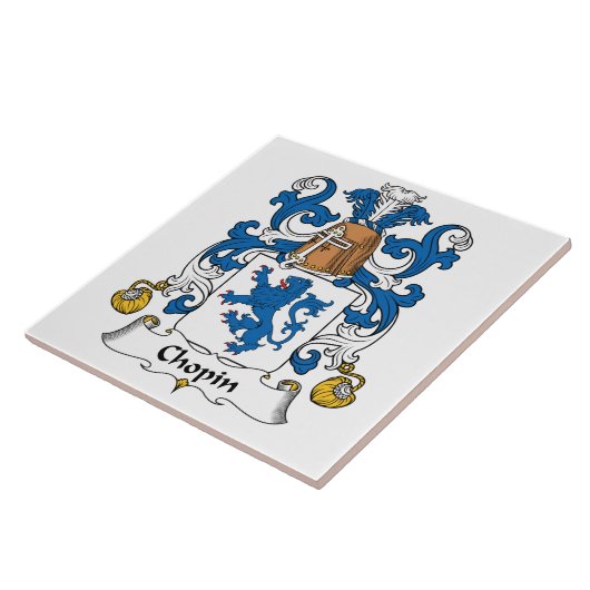 ショパンの家紋 タイル (側面)