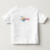 ショパンはパリに住んでいた。幼児用Tシャツ トドラーTシャツ (裏面)