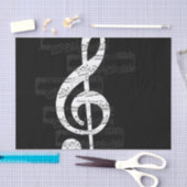 ショパンノクターン・トレブルクレフ、 音符記号第9編第1編 薄葉紙 (クラフト)