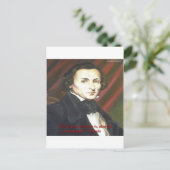 ショパン 演奏方法 名言 ギフト カード Tシャツ (スタンド正面)