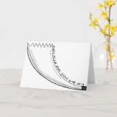 ショファル カード (黄色い花)