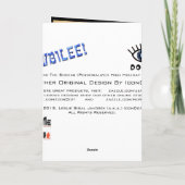 ショファールを吹く（ハイ・ホリデー・グリーティングカード） シーズンカード (裏面)